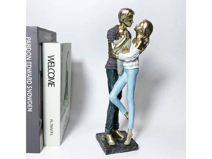 Figurine colorée en résine de style européen, décors d'affichage de bureau, cadeau de famille, accessoires pour la maison, cadeaux, accessoires pour la maison, 32 cm
