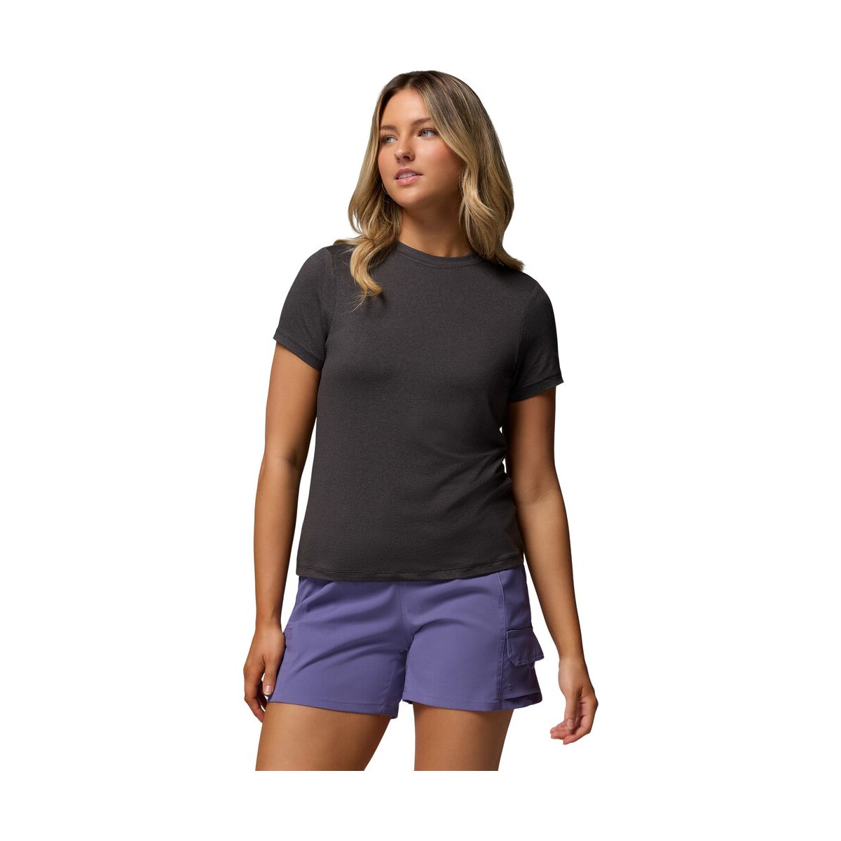 Columbia Women's Parsons Point Logo T-shirt black heather (010) M 215494-2154941-010-M