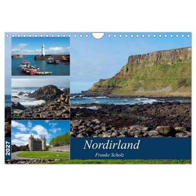 Nordirlands Highlights (Wandkalender 2027 DIN A4 quer), CALVENDO Monatskalender