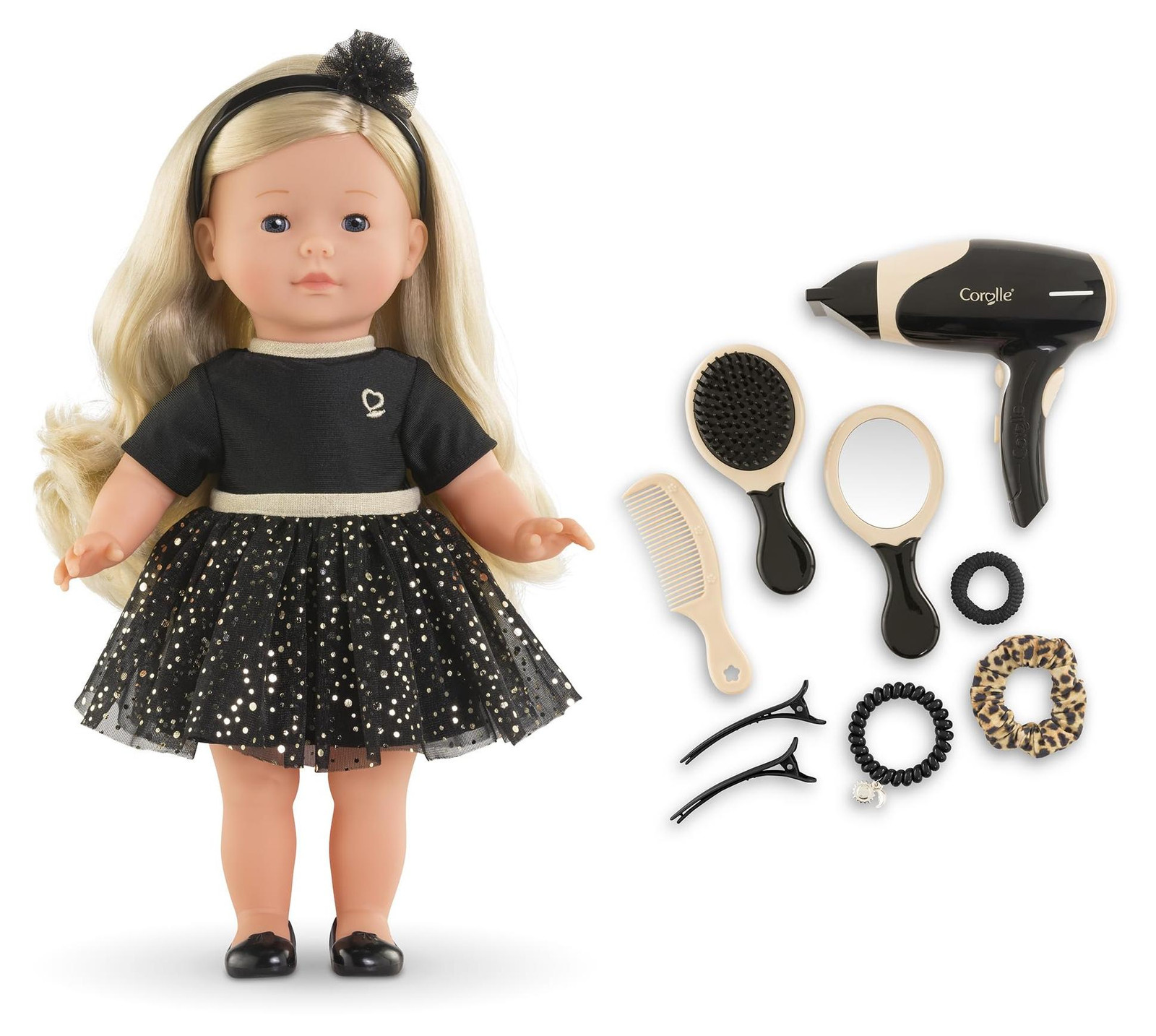 Corolle 9000200340 Accessoires voor Jongen/meisje, 3 rokken, Zwart