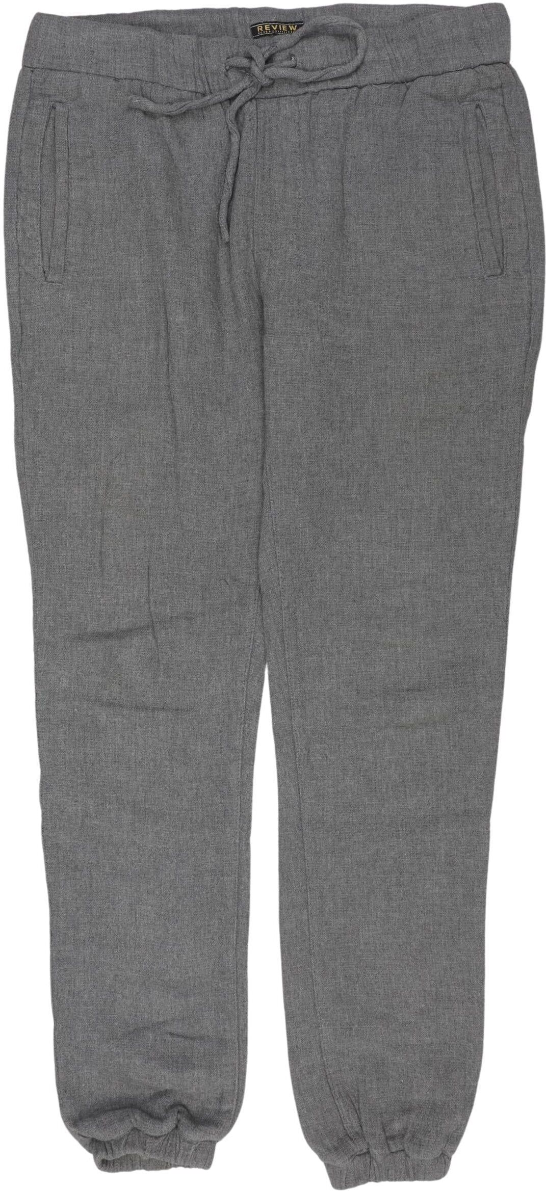 Review Herren Stoffhose, Grau, Gr. XS, Baumwolle - Second Hand