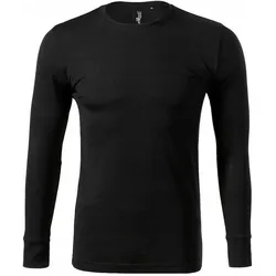 Malfini, Herren, Funktionsshirt, Premium Merino Rise TShirt Langärmlig (L), Schwarz