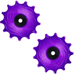 ALUGEAR Schaltwerkröllchen Aero Set 13/13 Zähne | lila
