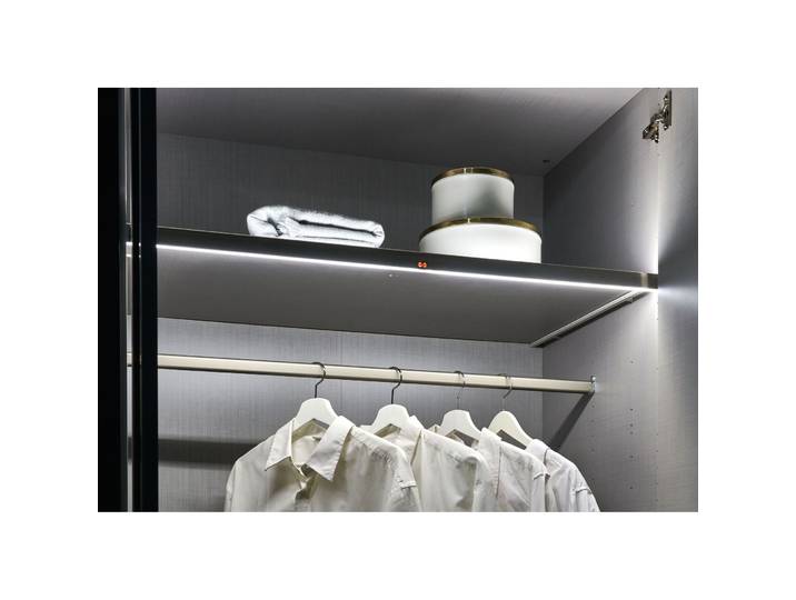 Schrankzubehör Atherton Weiss/graphit Holzwerkstoff B 300 cm - Schrankzubehör
