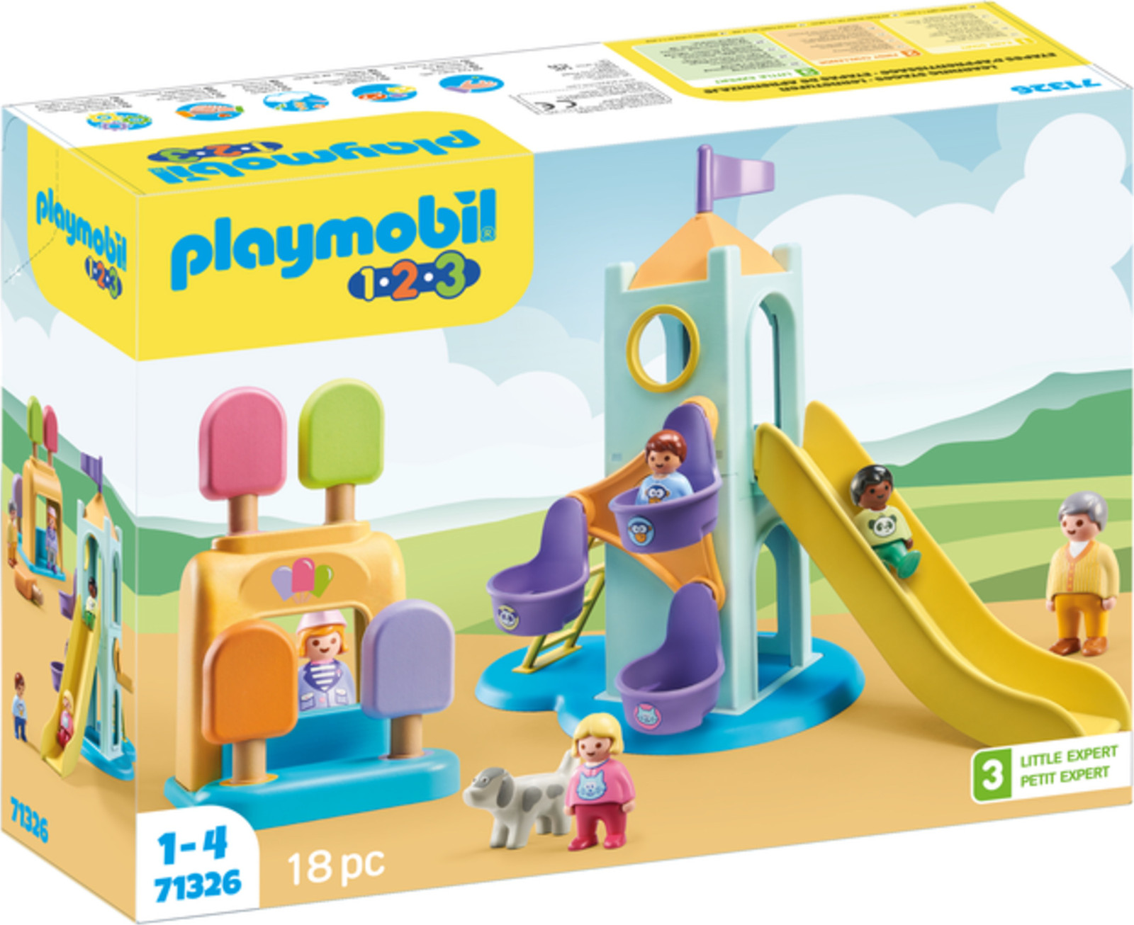 Playmobil 1.2.3 Avonturentoren met ijskraam 71326