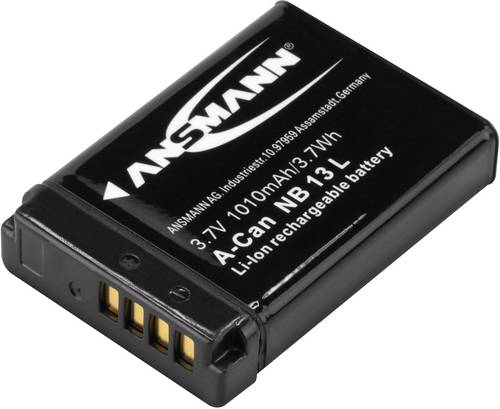 Ansmann A-Can NB 13L Kamera-Akku ersetzt Original-Akku (Kamera) NB-13L 3.7 V 1010 mAh