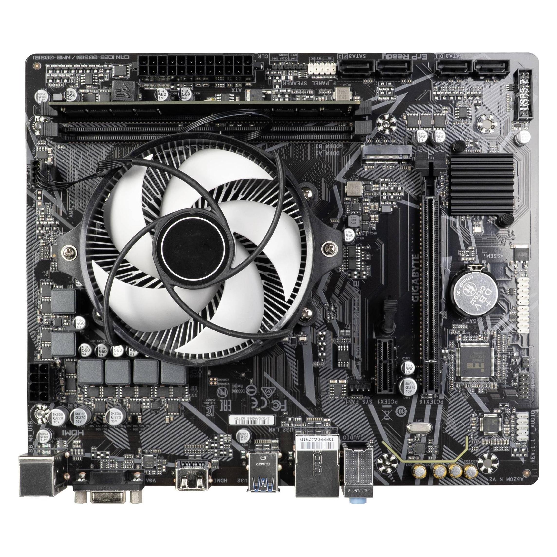 Renkforce PC Tuning-Kit AMD Ryzen 5 3400G 4.2 GHz 16 GB DDR4-RAM 500 GB M.2 PCIe (AM4, AMD A520, mATX) (AS-3400G-16-500SSD-W11)