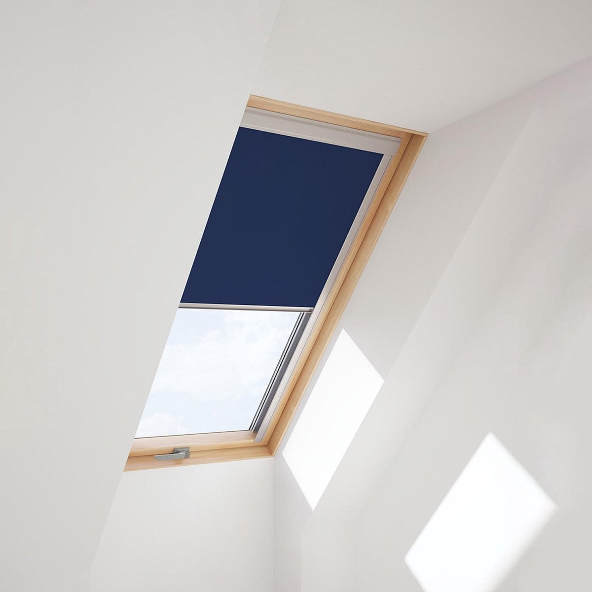 Contrio Verduisterend Rolgordijn Blauw voor VELUX C02