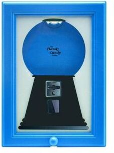 Inspire Essentials Candy Dispenser Storage Box With Photo Frame Decorative Organizer blue