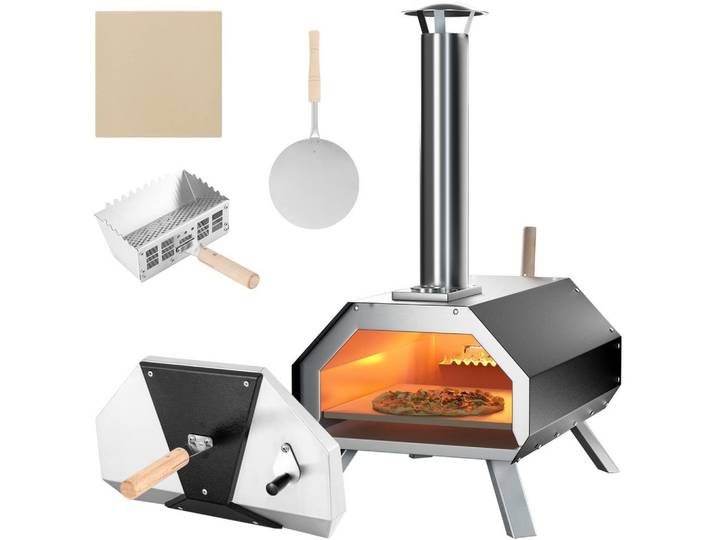 PIZZAOFEN Schwarz