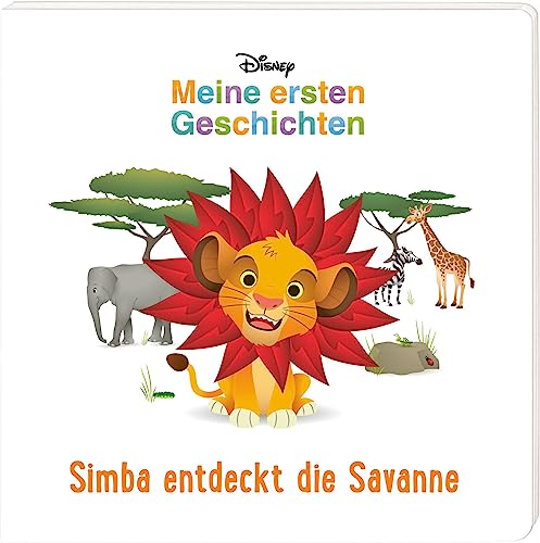 Disney Pappenbuch: Simba entdeckt die Savanne: Meine ersten Geschichten Disney-Klassiker für die Kleinen (ab 2 Jahre) - Preis vom 19.10.2026 19:33:35 h