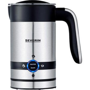 Severin Milchaufschäumer SM 3584, elektrisch, mit 3 Programmen, aus Edelstahl, silber, 200 ml