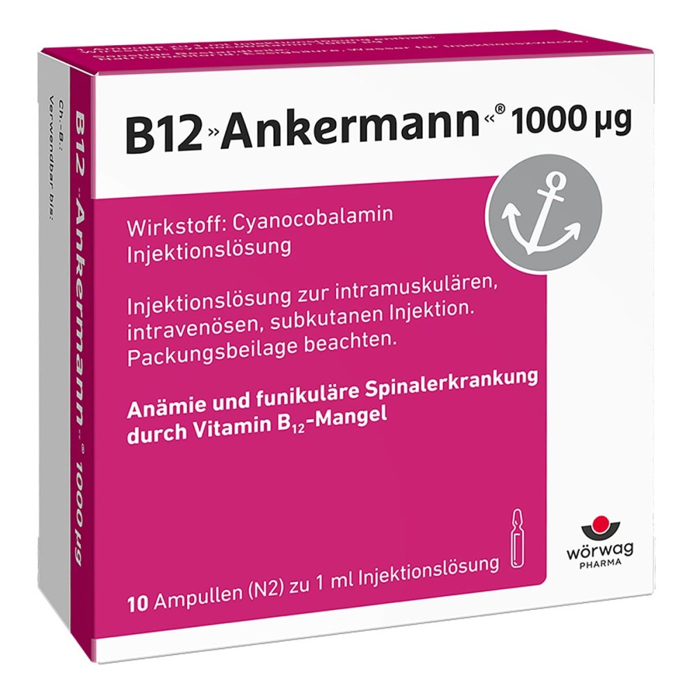 Wörwag Pharma GmbH & Co. KG B12 Ankermann Injekt 1.000 µg 00097040