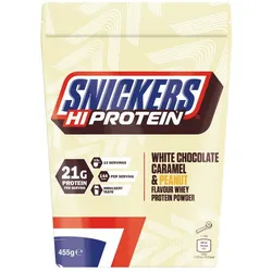 Snickers - Hi Protein White Chocolate Caramel Peanut Powder - 455g