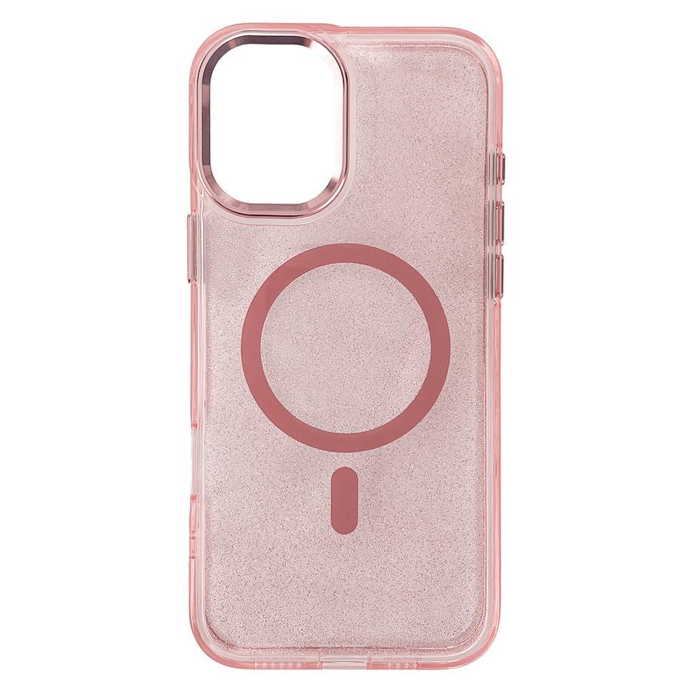 Wozinsky Glitter Case for Samsung Galaxy S25 - Pink with Glitter (Samsung Galaxy S25) (Wozinsky Glitter Case Samsung Galaxy S25 Pink)