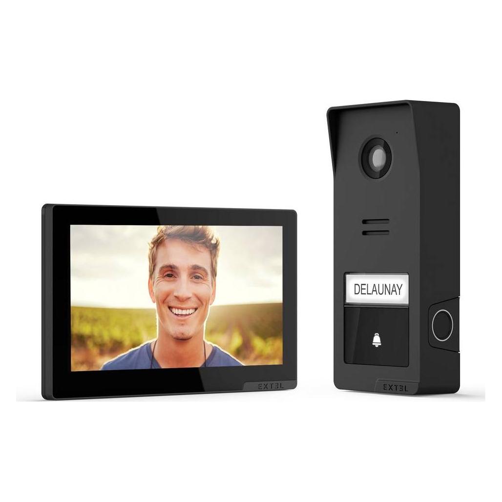 Extel Video-Türsprechanlage WLAN Türsprechanlagen-Modul, Monitor Anthrazit, S (WLAN) (720337)