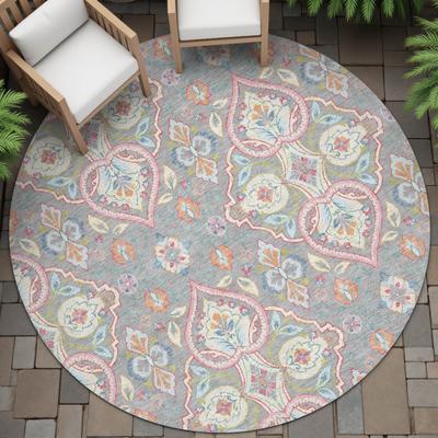Addison Rugs Machine Washable Indoor/Outdoor Traditional Spades Chantille Rug