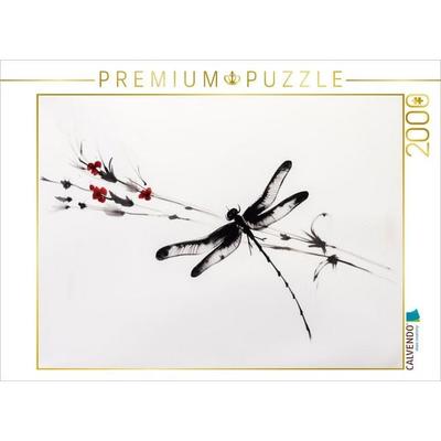 CALVENDO Puzzle Libelle | 2000 Teile Lege-Größe 90x67cm Foto-Puzzle für glückliche Stunden