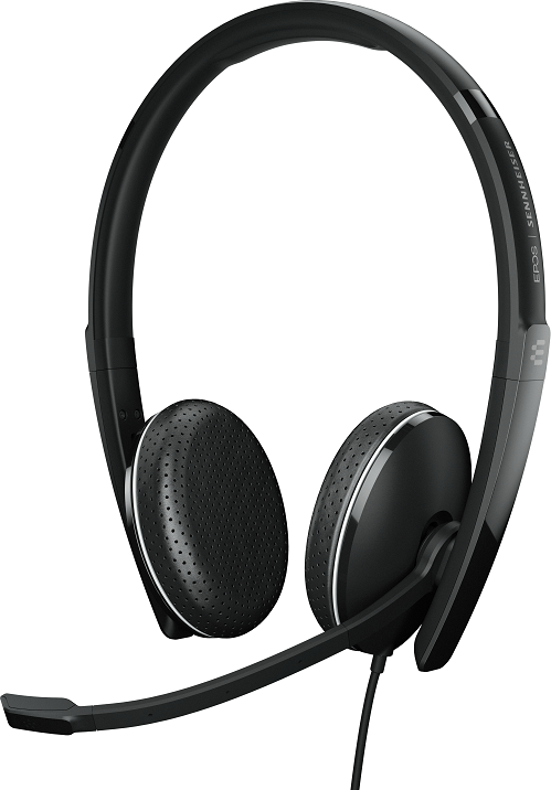 EPOS Adapt 165T USB-C II   Casque téléphonique Un micro-casque stéréo USB-C / Jack, stéréo, léger et pratique, idéal pour travailler dans tous types