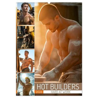 Fotografie, M: Hot Builders - Hard at Work (Wall Calendar 20