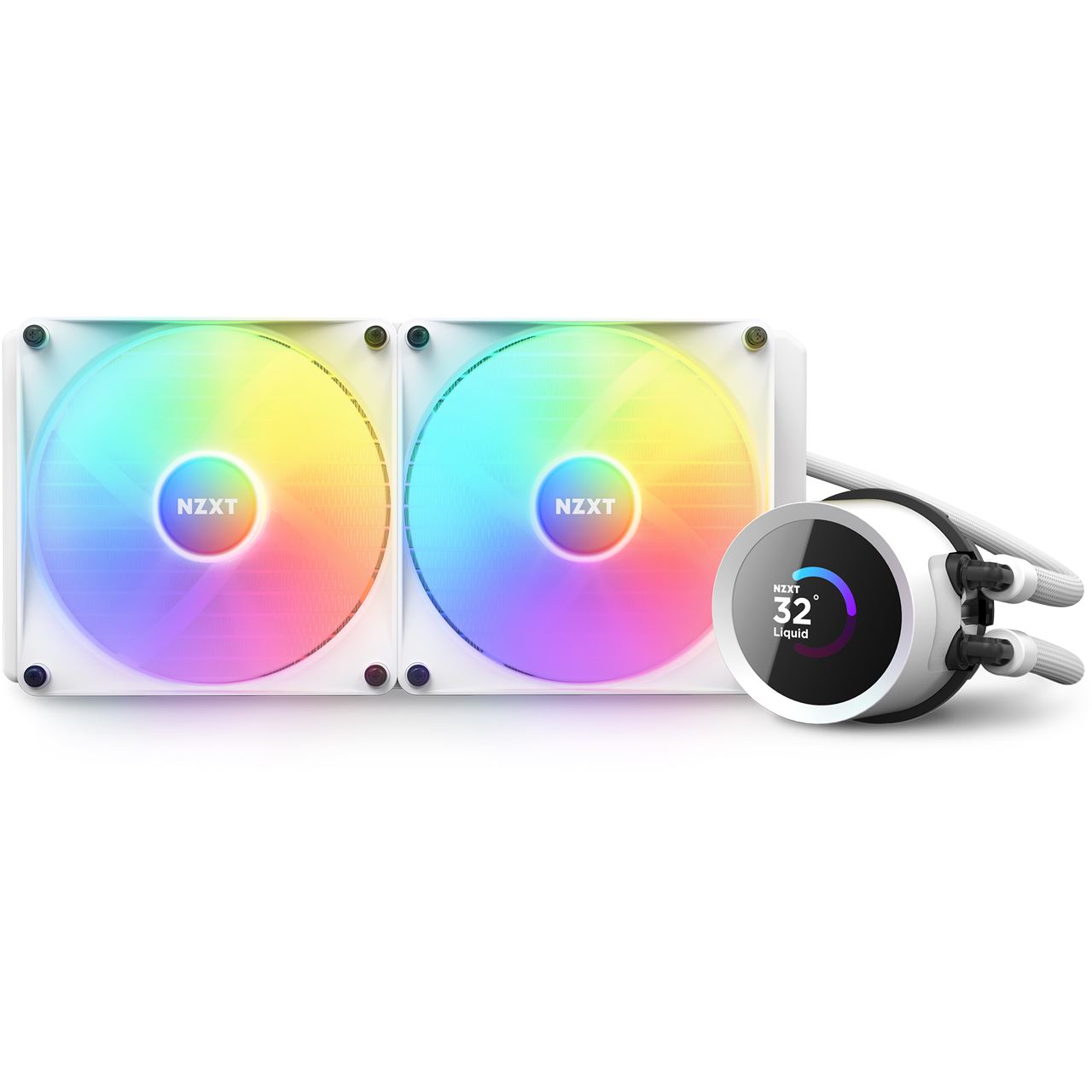 NZXT Kraken 280 RGB incl.1,54" Display weiß All-in-One