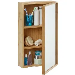 relaxdays Bad-Spiegelschrank mit Tür