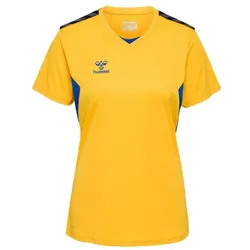 hummel Authentic PL Trikot Kurzarm Damen - sports yellow/true blu