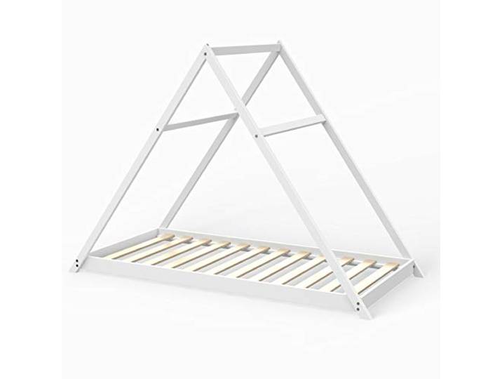WEBER INDUSTRIES Lit cabane Apache 90x190 + 1 sommier/Blanc