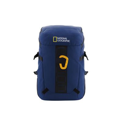 Sportrucksack NATIONAL GEOGRAPHIC "EXPLORER III", Gr. B/H/T: 30cm, blau, Kunstfaser, Rucksäcke, aus recycelten PET-Flaschen