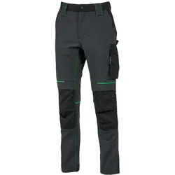 Upower, Arbeitshose, U-Power Trousers Asphalt Grau Grün Grösse XXL (XXL)