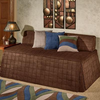 Touch of Class Camden Hollywood Daybed Cover Chocolate, Daybed, Chocolate