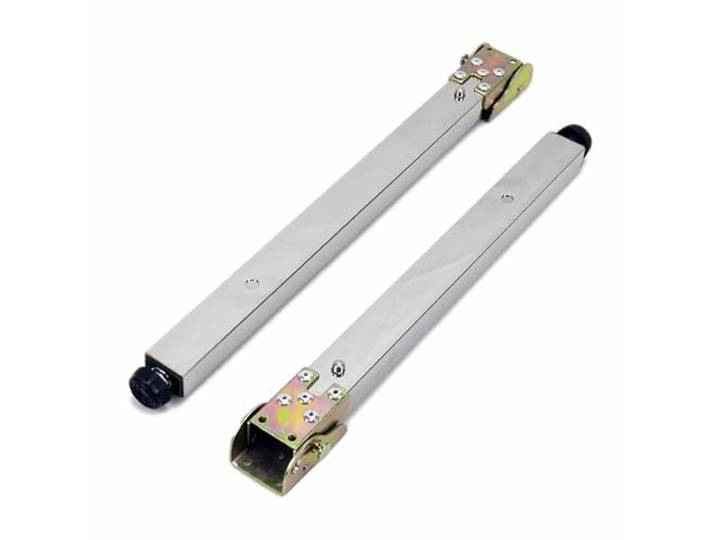 YOGKYTPBT Klappbare Tischbeine aus Edelstahl, 1 Stück Auf 1,4 flach zusammenklappbar, Höhe 0-10 mm einstellen, 176 Pfund belastbar, rostfrei(37in)