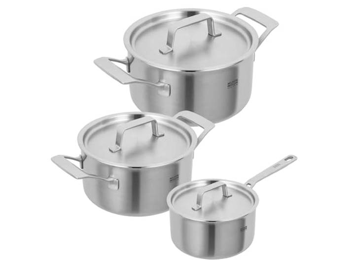 Kuhn Rikon CULINARY FIVEPLY Topfset, 3-teilig, Edelstahl, Induktion