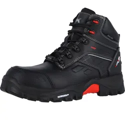 Sicherheitshochschuhe S3 "ROCKFORD" - 41 - schwarz