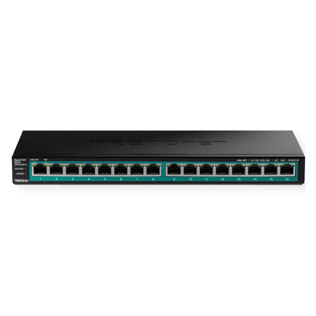 Trendnet Ethernet Switch Gigabit POE (16 Ports) (TPE-TG161H)