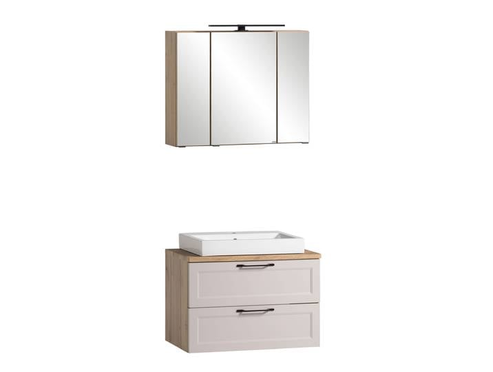Bad-Waschtischkombination LÜTTICH beige 80cm