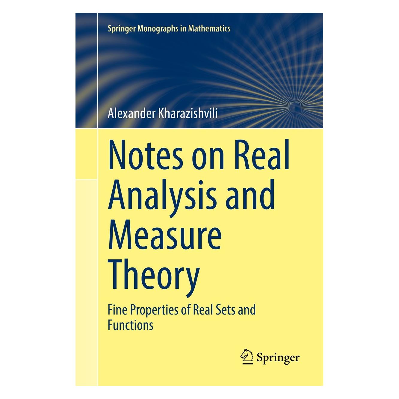Springer Notes on Real Analysis and Measure Theory (Englisch, Hardcover, Alexander Kharazishvili) (9783031170324)