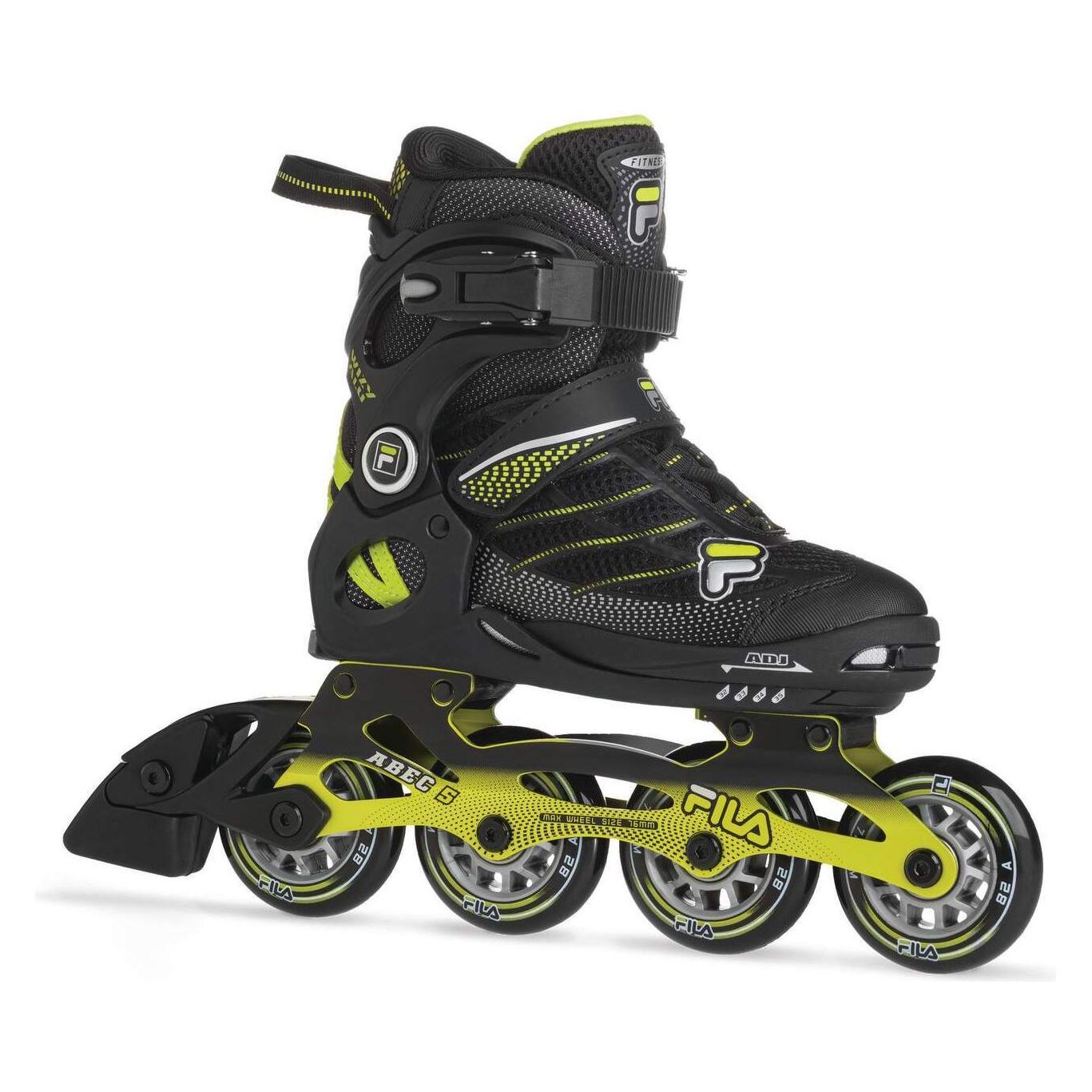 FILA FS Rol WIZY ALU Black/lime M 32-35 (32, 33, 34, 35) (WIZALU/2-M)