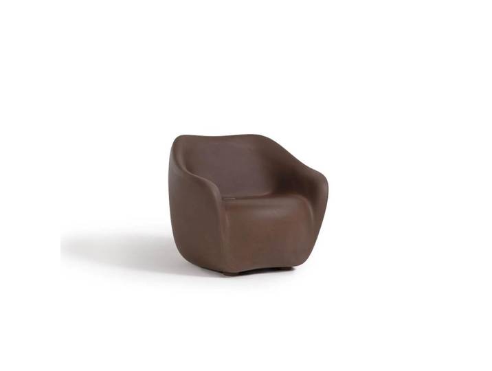 SLIDE fauteuil pour l'extérieur REBORN CHAIR (Moka brown - Polyéthylène)