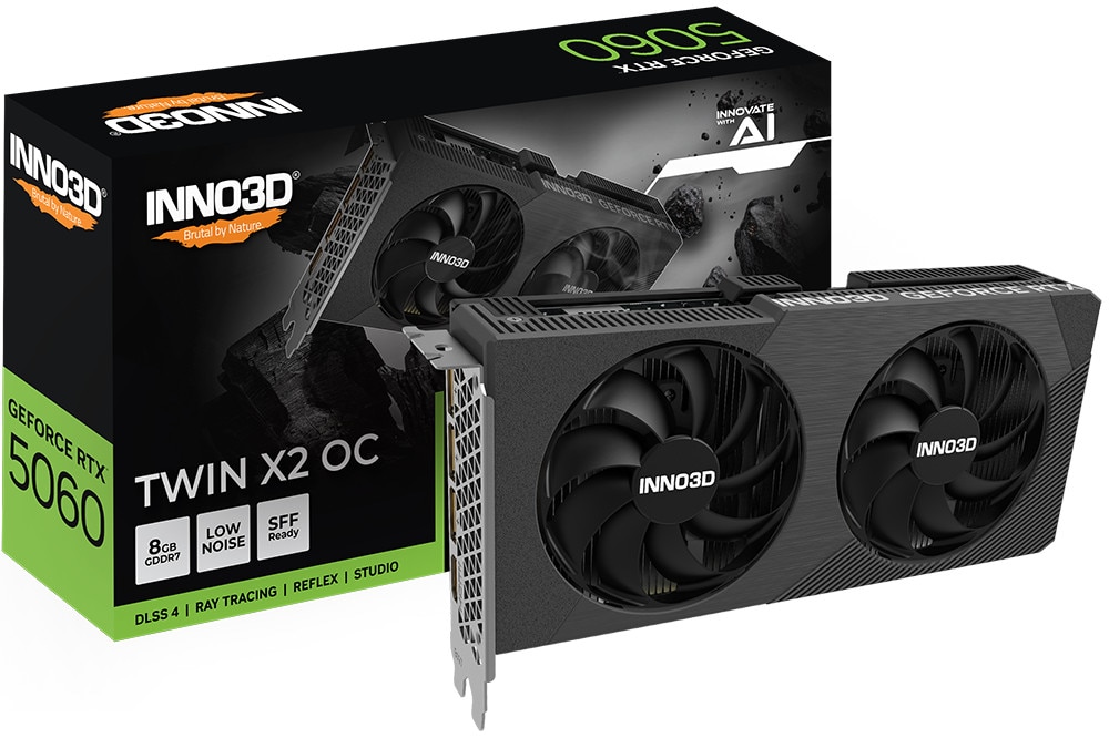 INNO3D GeForce RTX 5060 Twin X2 OC V2 Grafikkarte 8 GB