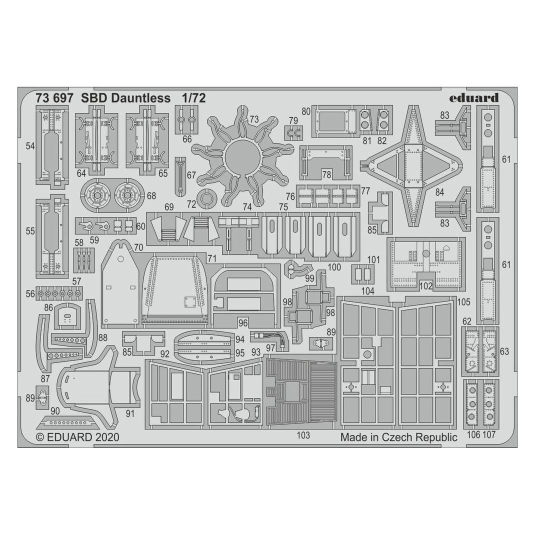 Eduard SBD Dauntless for Hasegawa (73697)