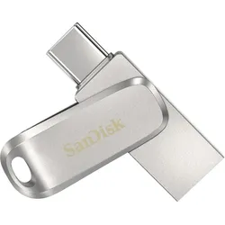 Sandisk Ultra Dual Drive Luxe (2000 GB, USB-C), USB Stick, Silber