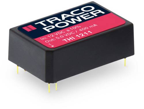 TracoPower THI 0521 DC/DC-Wandler, Print 5 V/DC 12 V/DC, -12 V/DC 80mA 2W Anzahl Ausgänge: 2 x Inhalt 1St.