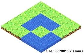 Inspired Living Magnetic Base Plate For Magnetic Building Blocks Stable STEM Building Toy Base baseplate005