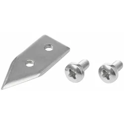Westmark Ersatzteil-Set, 3-teilig, Schneidmesser + 2 Schrauben für Dosenöffnermaschine Sieger Clou 30/40/50, Edelstahl, Silber, 19952280