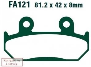 EBC Brakes FA121 Bremsbeläge
