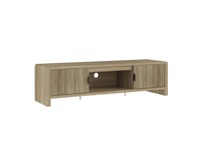 [en.casa] Fernsehschrank Lukkodso, Braun, Rechteckig, 150x40x40 cm, Wohnzimmer, TV Möbel, Lowboards, Lowboards stehend