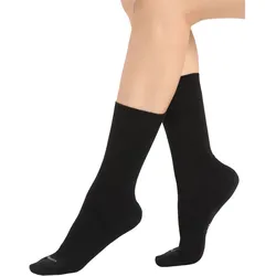 Icebreaker Socken Fine Gauge Crew, schwarz