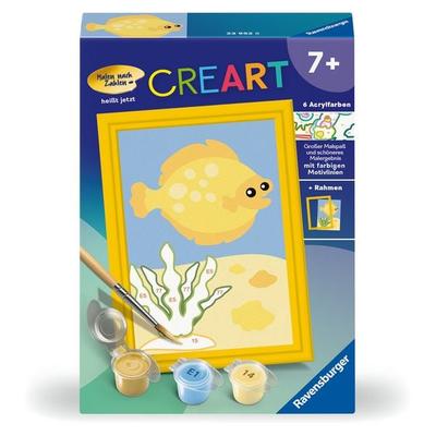 CreArt, Malen nach Zahlen Kinder - Fröhlicher Fisch