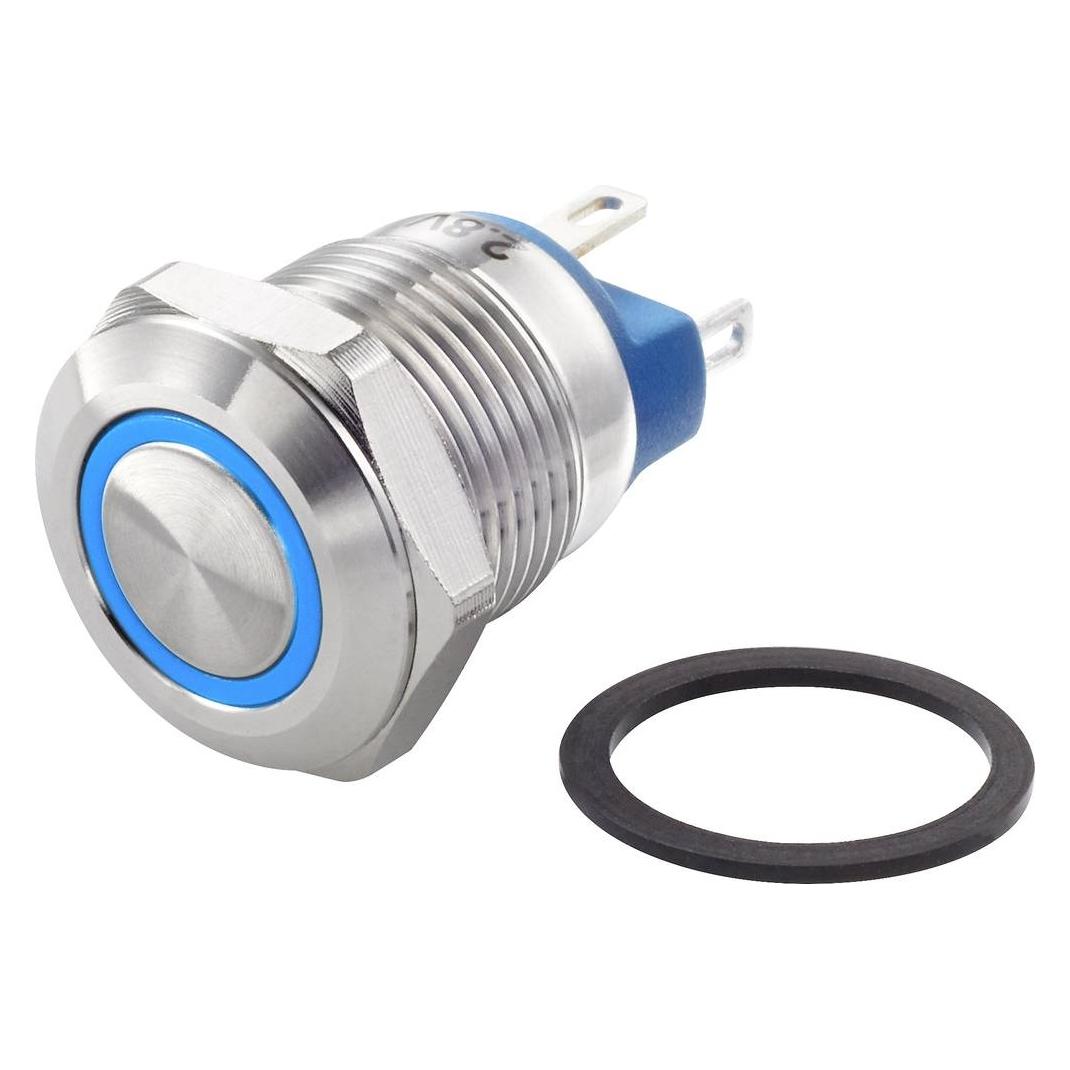 Tru Components TC-7494660 TC-GQ12-AF-10E/J/B/12V/S Vandalismusgeschützter Drucks (TC-7494660)